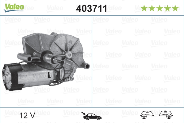 Motor stieračov VALEO